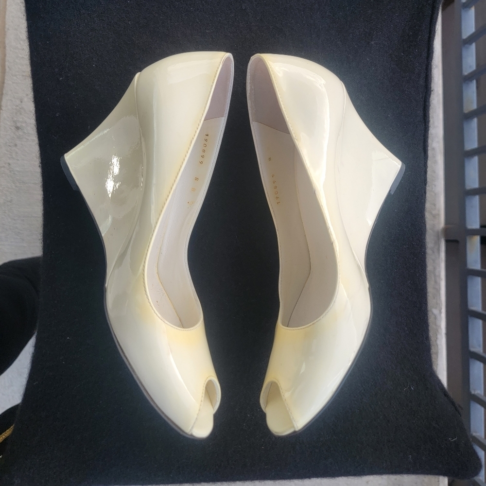 GUCCI Patent Leather Wedge Shoes size 8 - Picture 12 of 16
